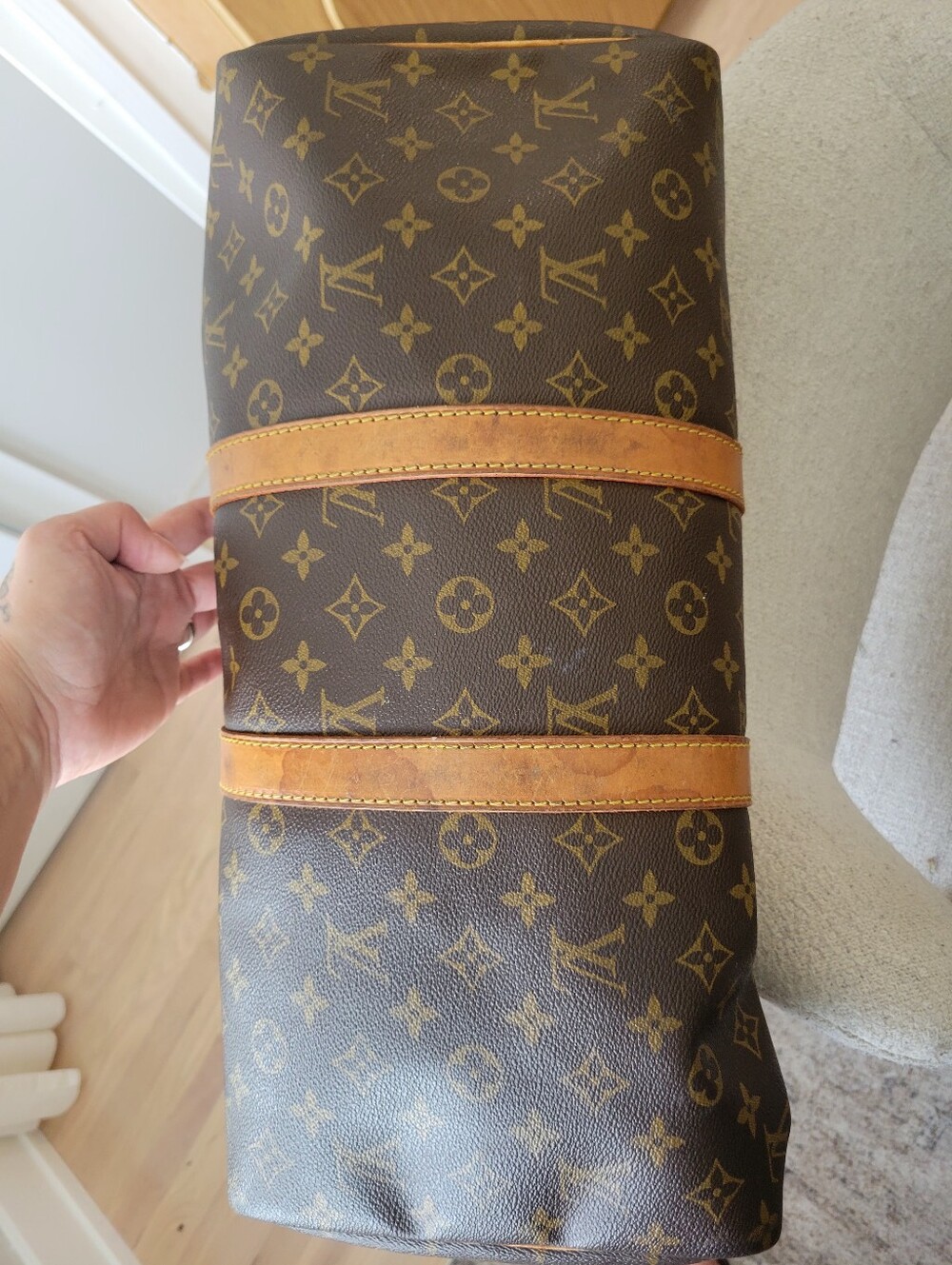 🍒 Louis Vuitton Monogram Speedy 45 - Picture 11 of 16